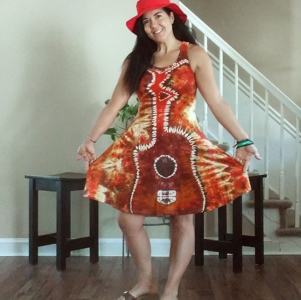 Tie dye dresses